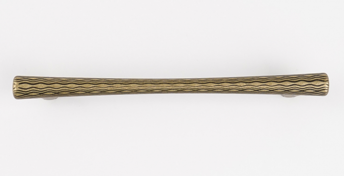 Maner pentru mobila Lina, finisaj alama antichizata CB, 128 mm [2]