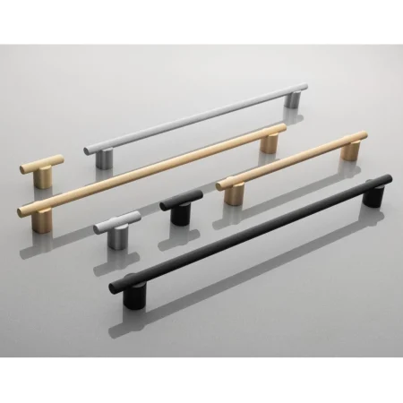 Mâner pentru mobilă Linea GTV, oțel periat, L: 1200 mm [4]