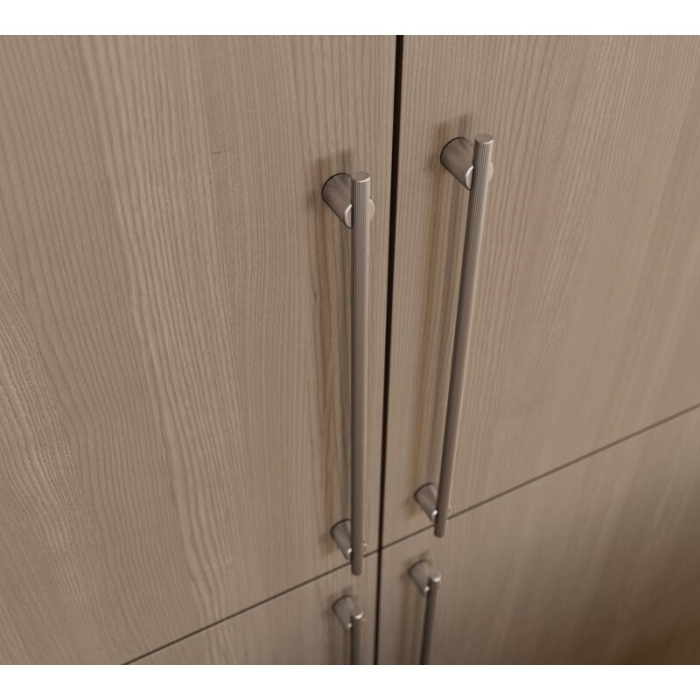 Mâner pentru mobilă Linea GTV, oțel periat, L: 242 mm [4]