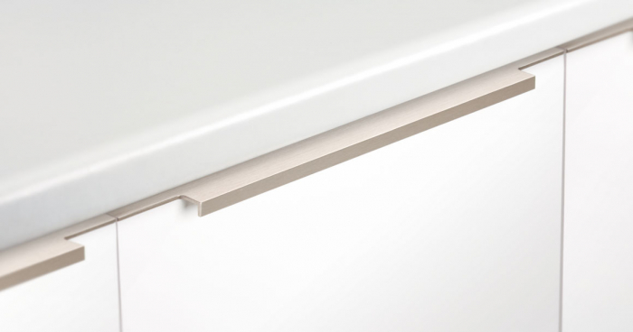 Maner pentru mobila Linear, finisaj otel inoxidabil, L:297 mm [3]