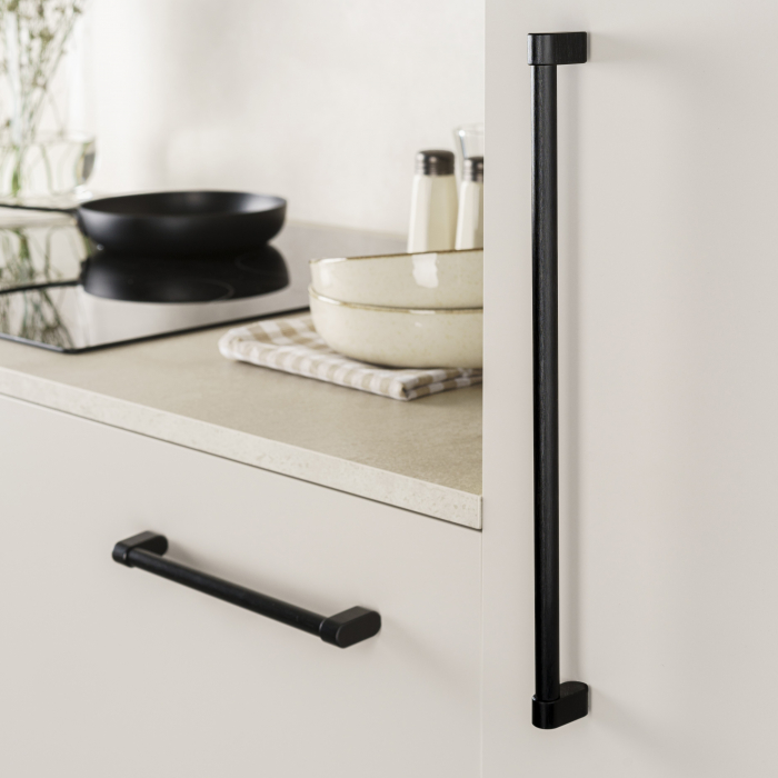 Maner pentru mobila Linkk, finisaj negru periat, L:175 mm [5]