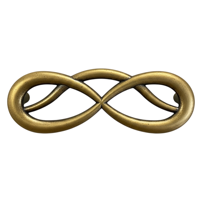 Maner pentru mobila Loire, finisaj alama antichizata, L:105 mm [2]