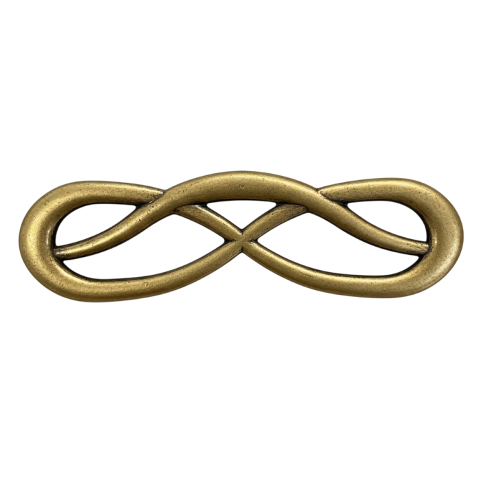 Maner pentru mobila Loire, finisaj alama antichizata, L:140 mm [2]