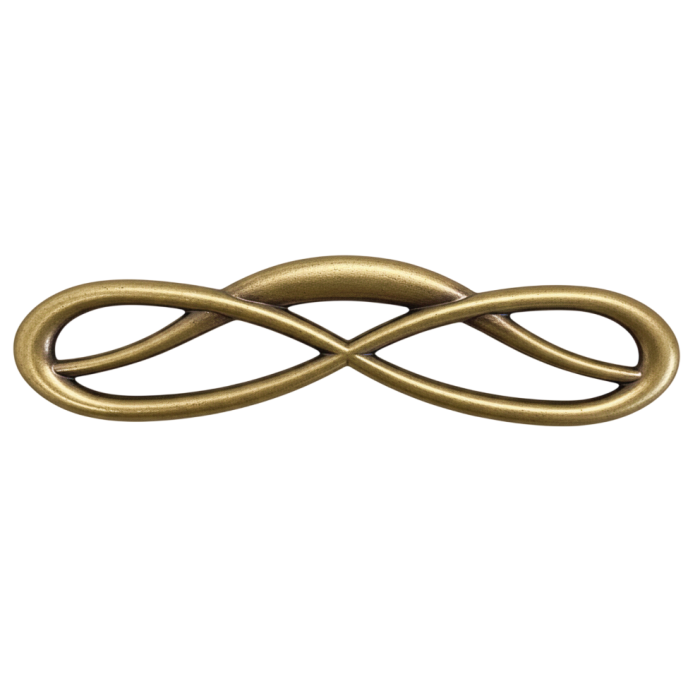 Maner pentru mobila Loire, finisaj alama antichizata, L:180 mm [2]