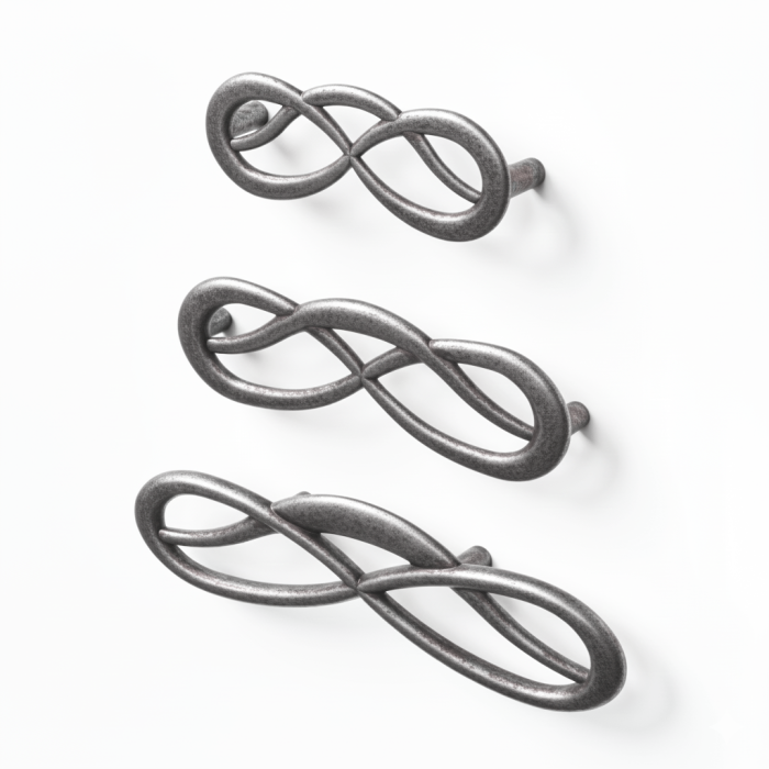 Maner pentru mobila Loire, finisaj argint antichizat, L:105 mm [5]