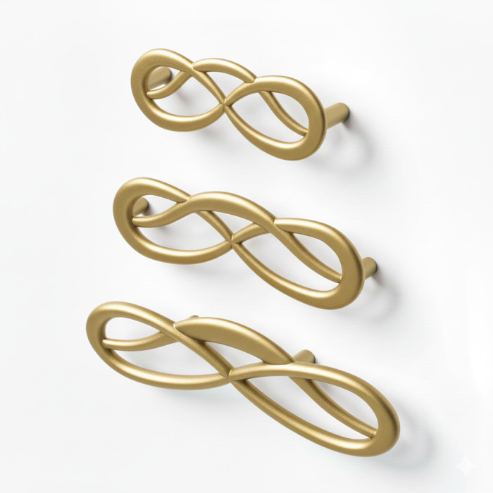 Maner pentru mobila Loire, finisaj auriu, L:105 mm [5]