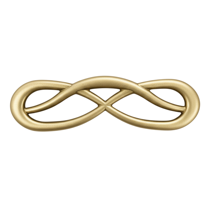 Maner pentru mobila Loire, finisaj auriu, L:140 mm [2]