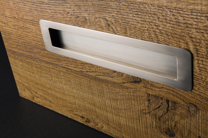 Maner pentru mobila Low ST, finisaj nichel periat, L:206 mm [3]