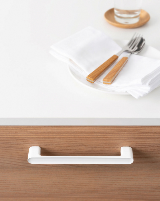 Maner pentru mobila Luv, finisaj alb mat, L 330 mm [5]