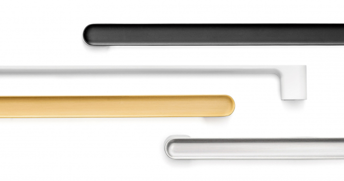 Maner pentru mobila Luv, finisaj nichel periat, L 330 mm [3]