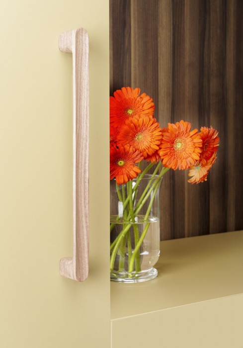 Maner pentru mobila Luv Wood Big, finisaj natur, L:418,5 mm [4]