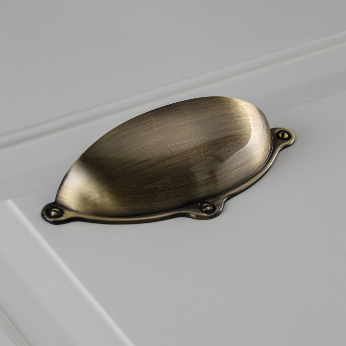 Maner pentru mobila Marsala, finisaj alama antichizata periata GT, L:99.5 mm [6]