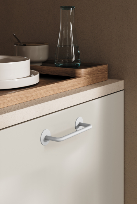 Maner pentru mobila Milano Viefe, finisaj alb mat, L:121 mm [3]
