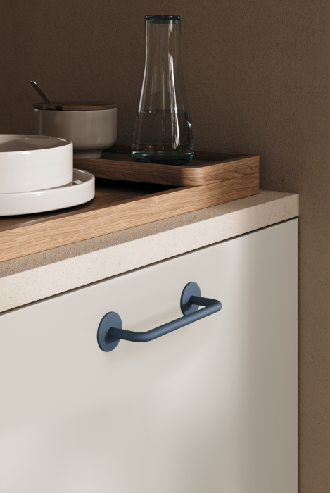 Maner pentru mobila Milano Viefe, finisaj albastru midnight, L:121 mm [3]