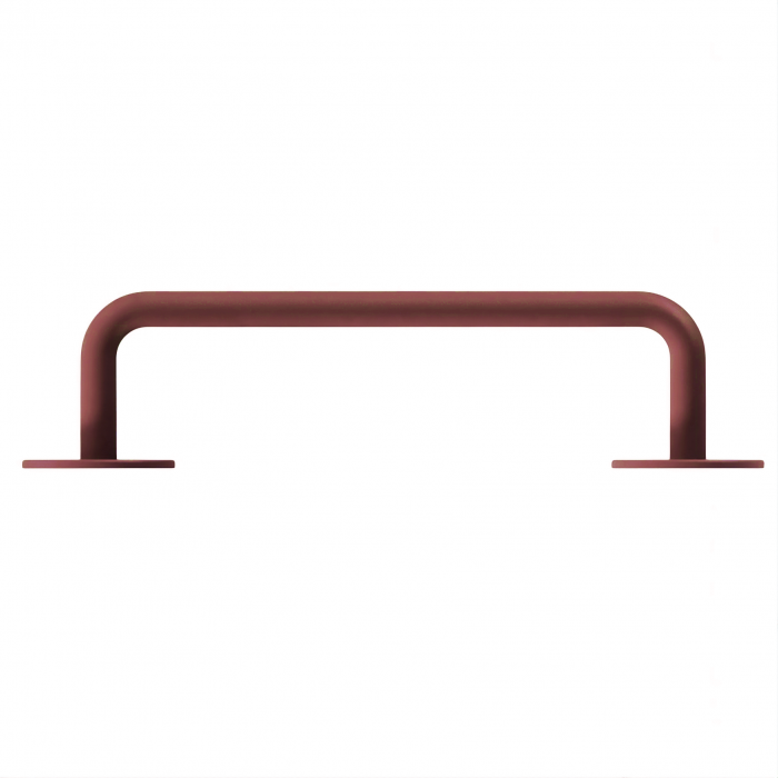 Maner pentru mobila Milano Viefe, finisaj rosu volcano, L:121 mm [2]