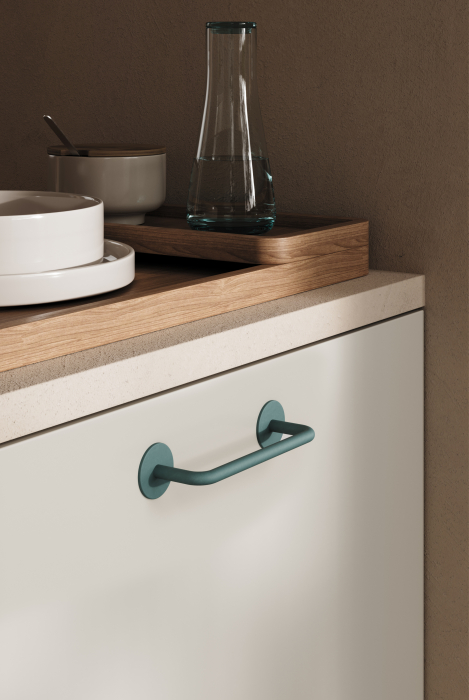 Maner pentru mobila Milano Viefe, finisaj verde forest, L:121 mm [3]