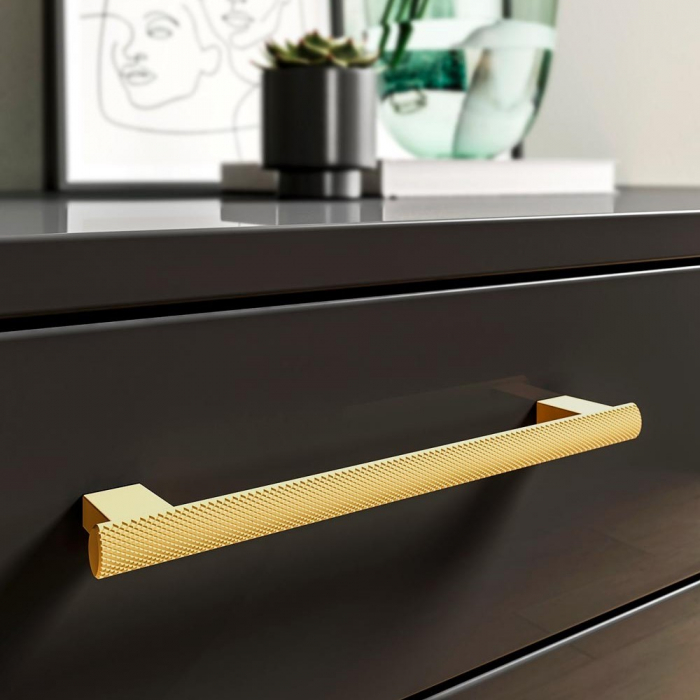 Maner pentru mobila Moleto, finisaj auriu, L:348 mm [5]