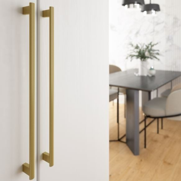 Maner pentru mobila Moleto, finisaj auriu, L:348 mm [4]