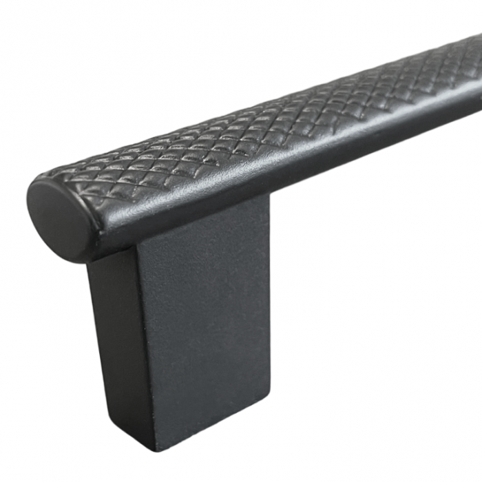 Maner pentru mobila Moleto, finisaj negru cobalt, L:348 mm [3]