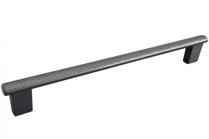 Maner pentru mobila Moleto, finisaj negru cobalt, L:348 mm [1]