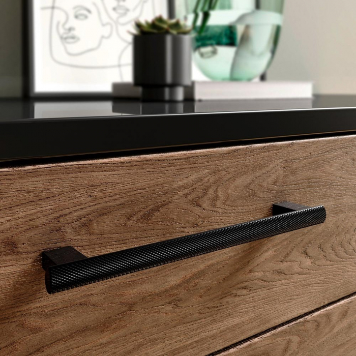 Maner pentru mobila Moleto, finisaj negru grafit, L:186 mm [4]
