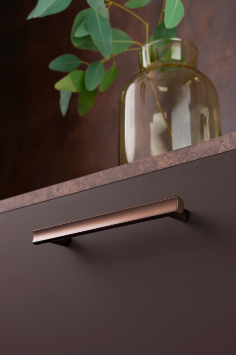 Maner pentru mobila Moon, finisaj bronz periat, L:193 mm [4]