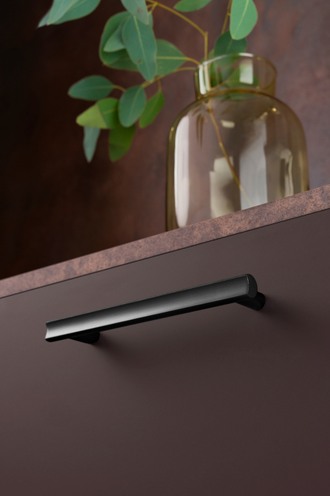 Maner pentru mobila Moon, finisaj negru periat, L:353 mm [4]