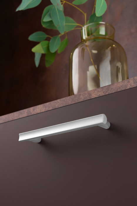 Maner pentru mobila Moon, finisaj otel inoxidabil, L:353 mm [4]