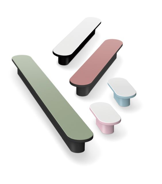 Maner pentru mobila Myra, finisaj gri/maro, L:42 mm [5]