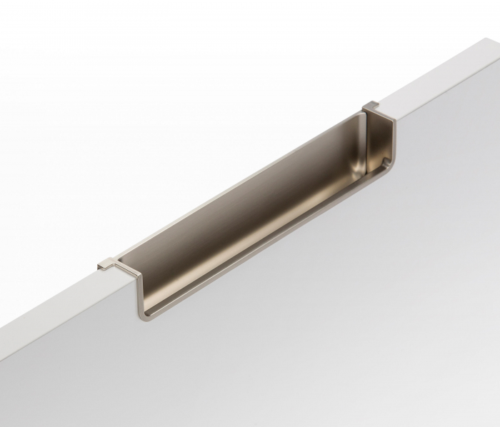 Maner pentru mobila Nest, finisaj nichel periat, L:212.5 mm [5]