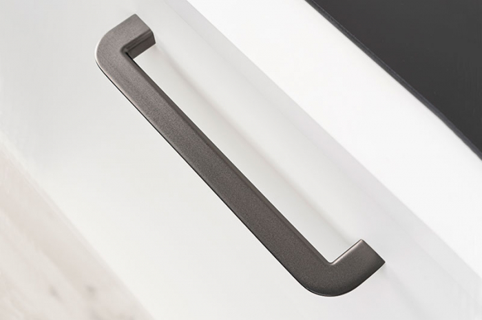 Maner pentru mobila Nice, finisaj gri cenusiu periat, L 344.6 mm [3]