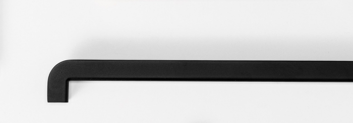 Maner pentru mobila Nice, finisaj negru mat, L 184.6 mm [2]