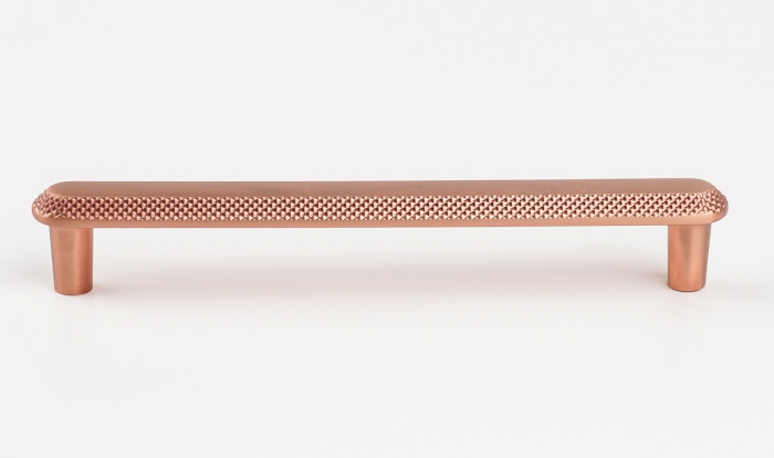 Maner pentru mobila Nola, finisaj cupru satin periat CB, 160 mm [4]