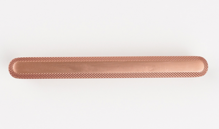 Maner pentru mobila Nola, finisaj cupru satin periat CB, 160 mm [2]