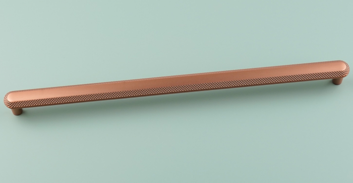 Maner pentru mobila Nola, finisaj cupru satin periat CB, 320 mm [5]