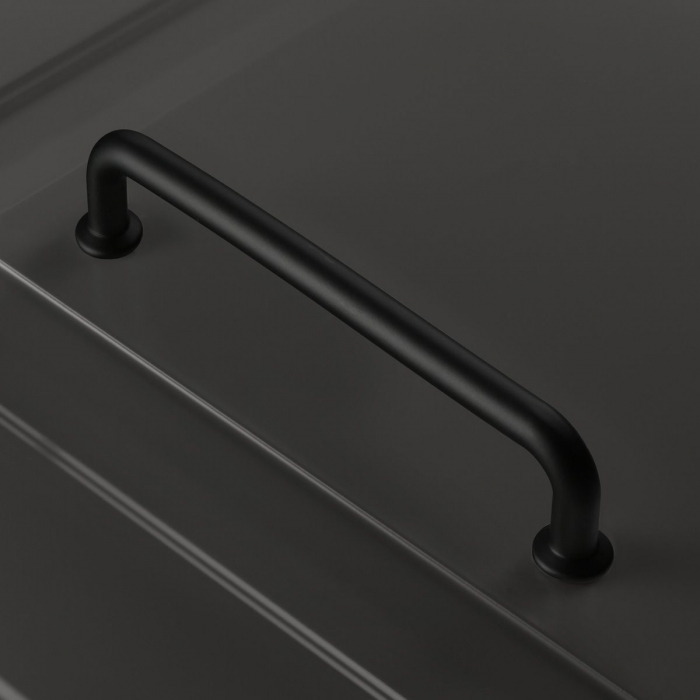 Maner pentru mobila Nord, finisaj negru mat GT, L:334 mm [3]