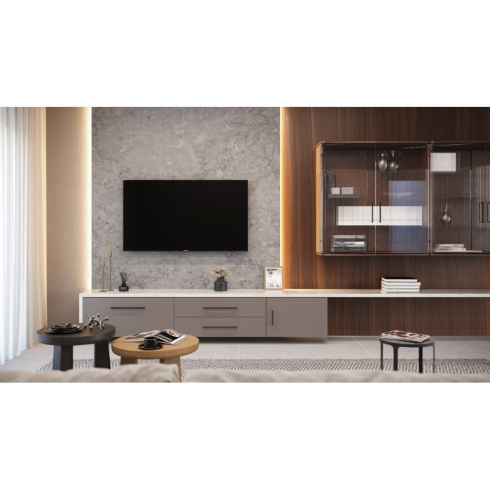 Maner pentru mobila Nyxa, finisaj negru mat GT, L:330 mm [4]