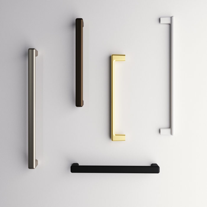 Maner pentru mobila Oblong NV, finisaj negru cobalt, L:238 mm [7]