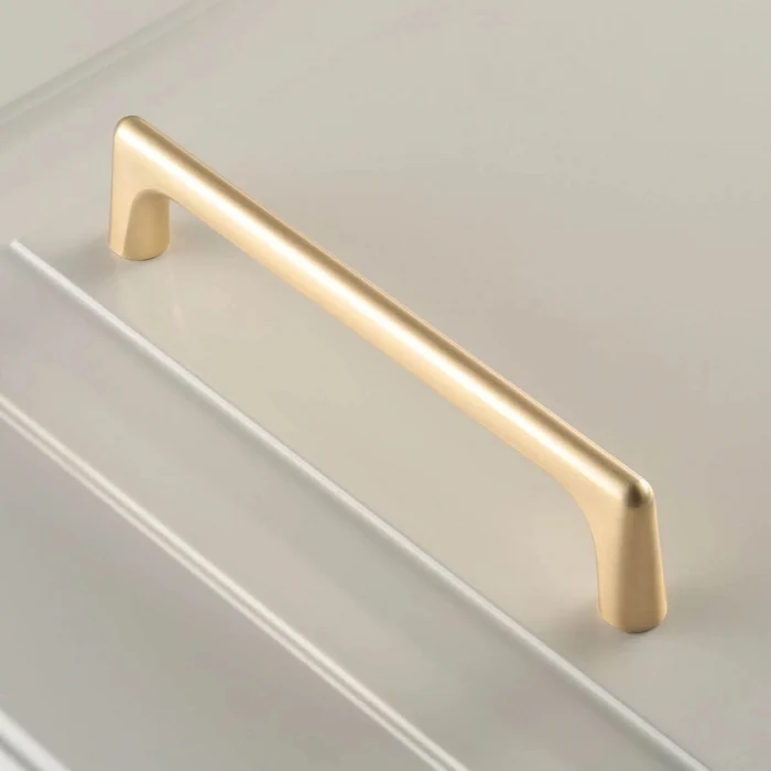 Maner pentru mobila Octavio, finisaj auriu periat  GT, L:139 mm [2]