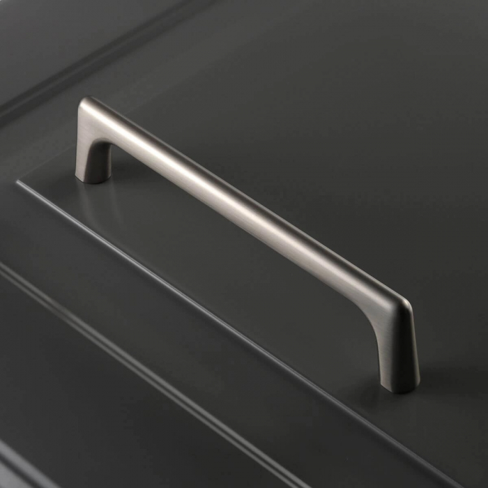 Maner pentru mobila Octavio, finisaj otel periat GT, L:203 mm [6]