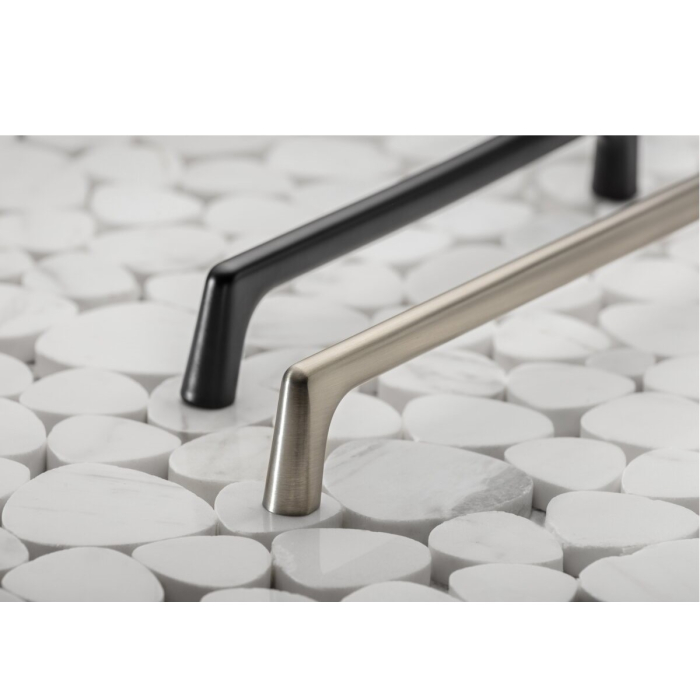 Mâner pentru mobilă Octavio GTV, oțel periat GT, L: 330 mm [3]