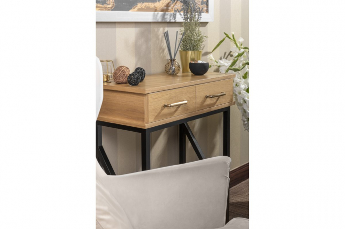 Maner pentru mobila Otto, finisaj otel periat GT, L:166 mm [5]
