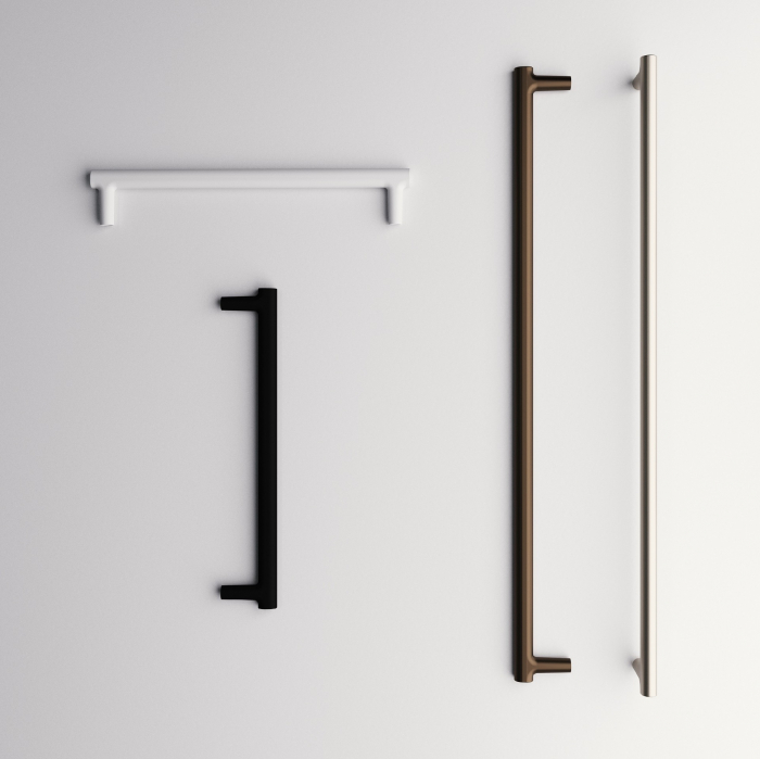 Maner pentru mobila Oval NV, finisaj nichel satin, L:337 mm [5]