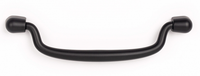 Maner pentru mobila Pendant, finisaj negru mat, L:138.4 mm [1]