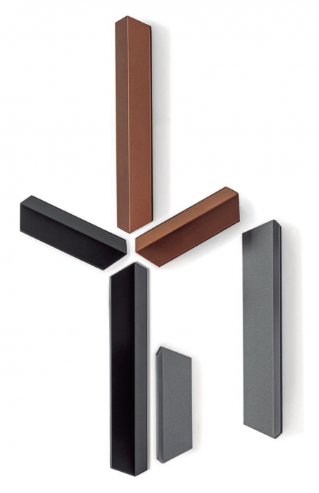 Maner pentru mobila Plié, finisaj negru mat, L: 210 mm [3]