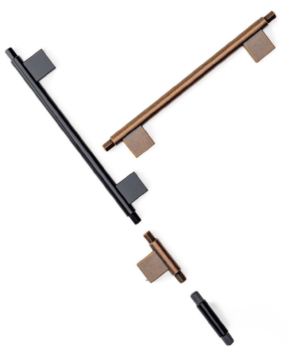Maner pentru mobila Prisma, finisaj negru mat, L: 272 mm [4]