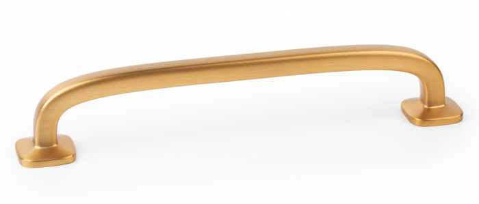 Maner pentru mobila Quart Big, finisaj alama cava periata, L: 183.4 mm [5]