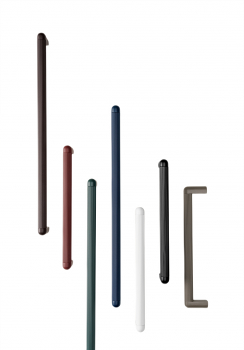 Maner pentru mobila Riss Mini, finisaj gri muschi, L:207 mm [3]