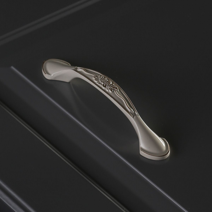 Maner pentru mobila Royal, finisaj alb/auriu lucios GT, L: 126 mm [5]