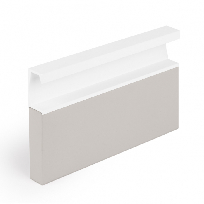 Maner pentru mobila Six, finisaj alb mat texturat, L:247 mm [6]